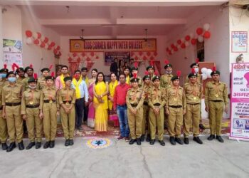 betiya foundation celebrates womens day in kids Corner Happy Inter College Agra