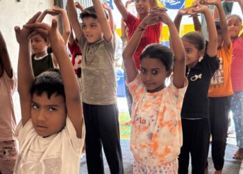बेटियां फाउंडेशन द्वारा बच्चों के लिए निःशुल्क योग शिविर